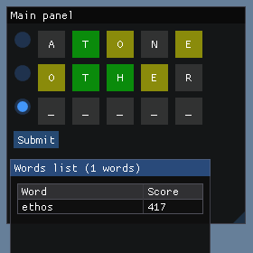 Ikunobu - Wordle helper